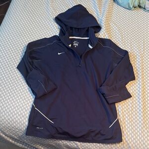 Nike Dark Blue Pullover with Dri-FIT